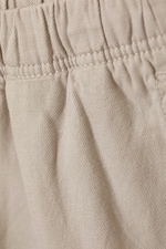 Light Grey - Seth Wide Linen Mix Joggers - 1
