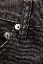 Deep Night - Black - Klean Mid Rise Regular Straight Jeans - 1