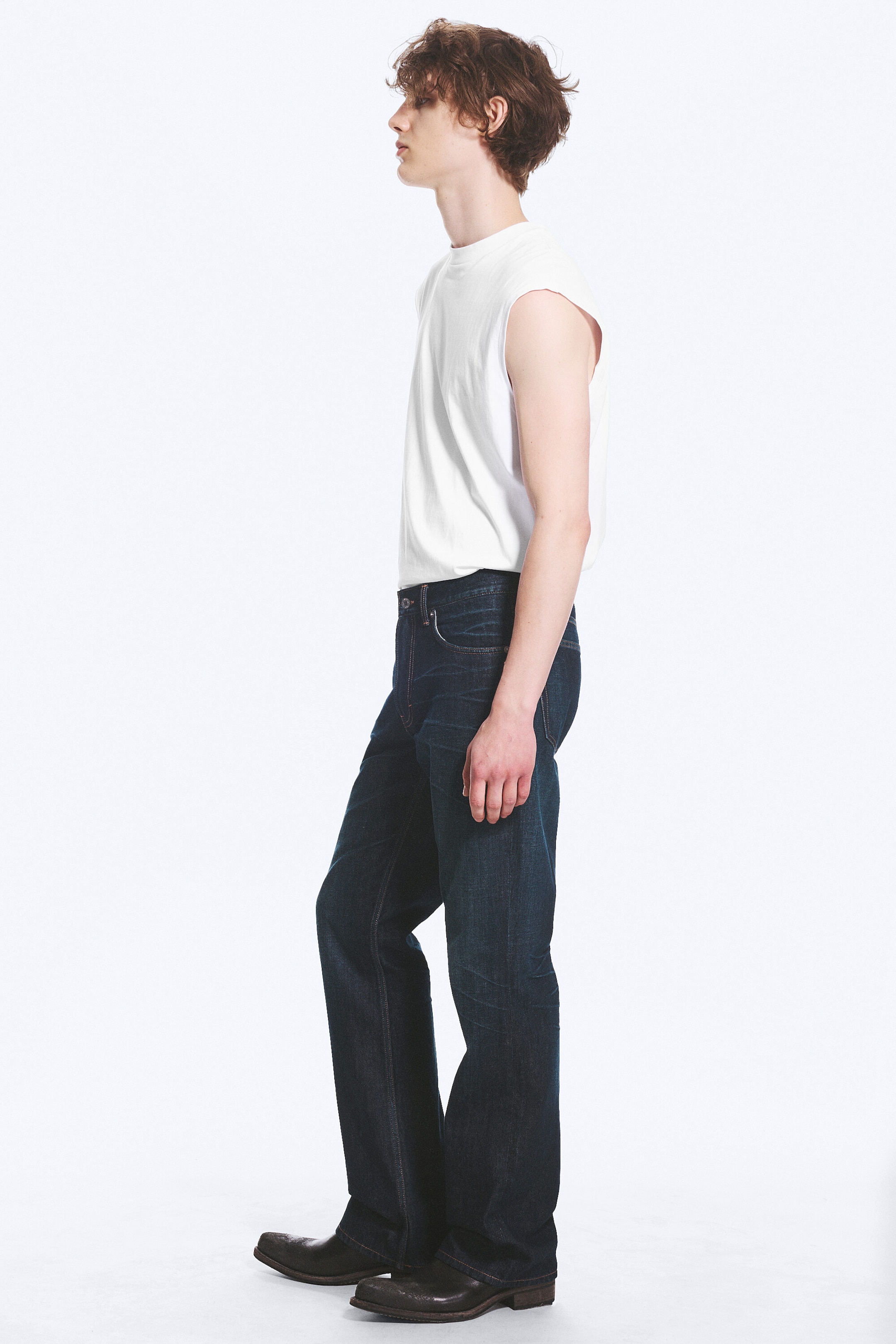 Bounty Blue - Mörkblå - Mercury mid waist relaxed bootcut jeans - 2