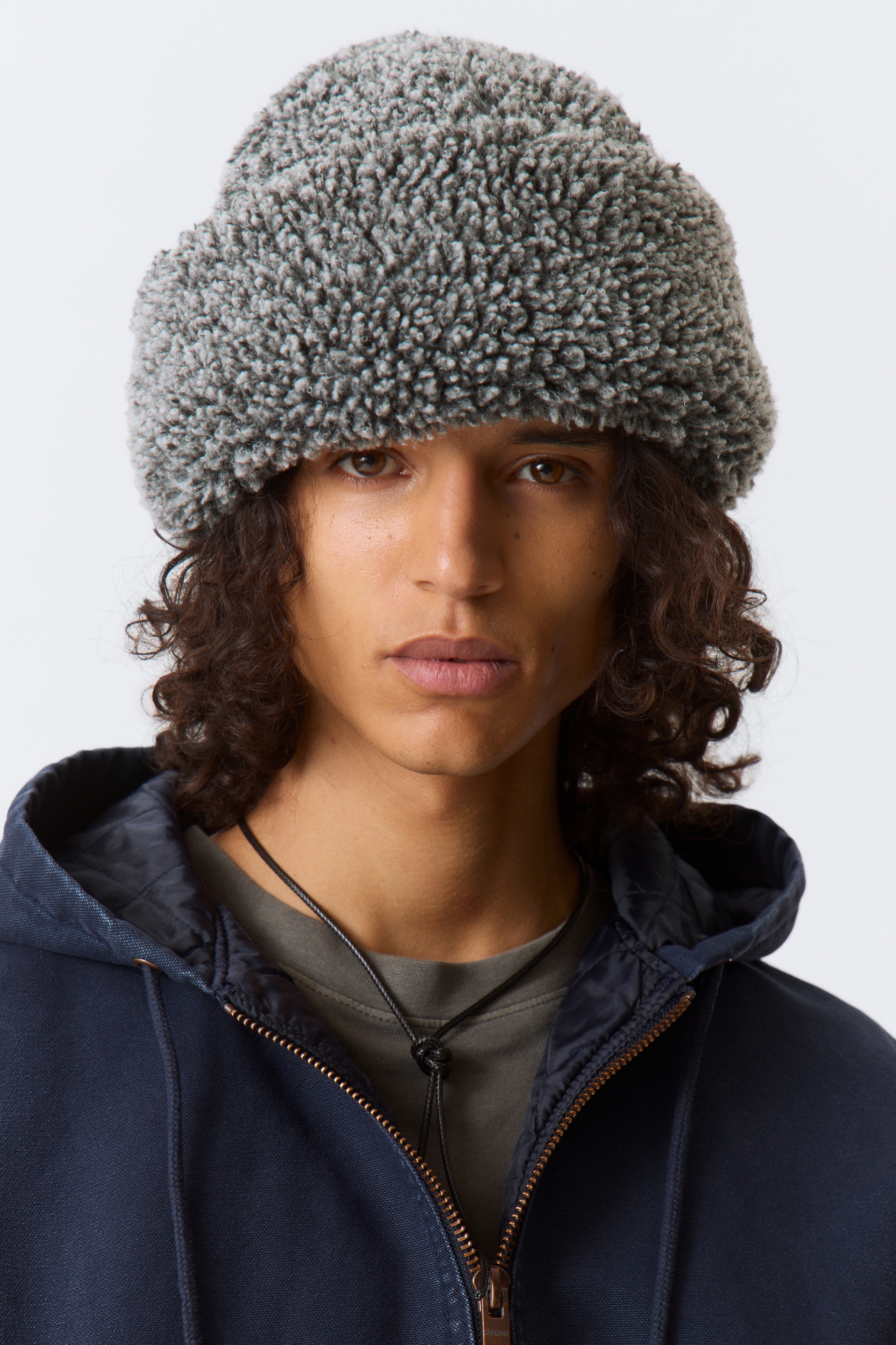 Zobrazit větší obrázek: Pile Docker Hat - šedý melír - ŽENY | H&M CZ 1