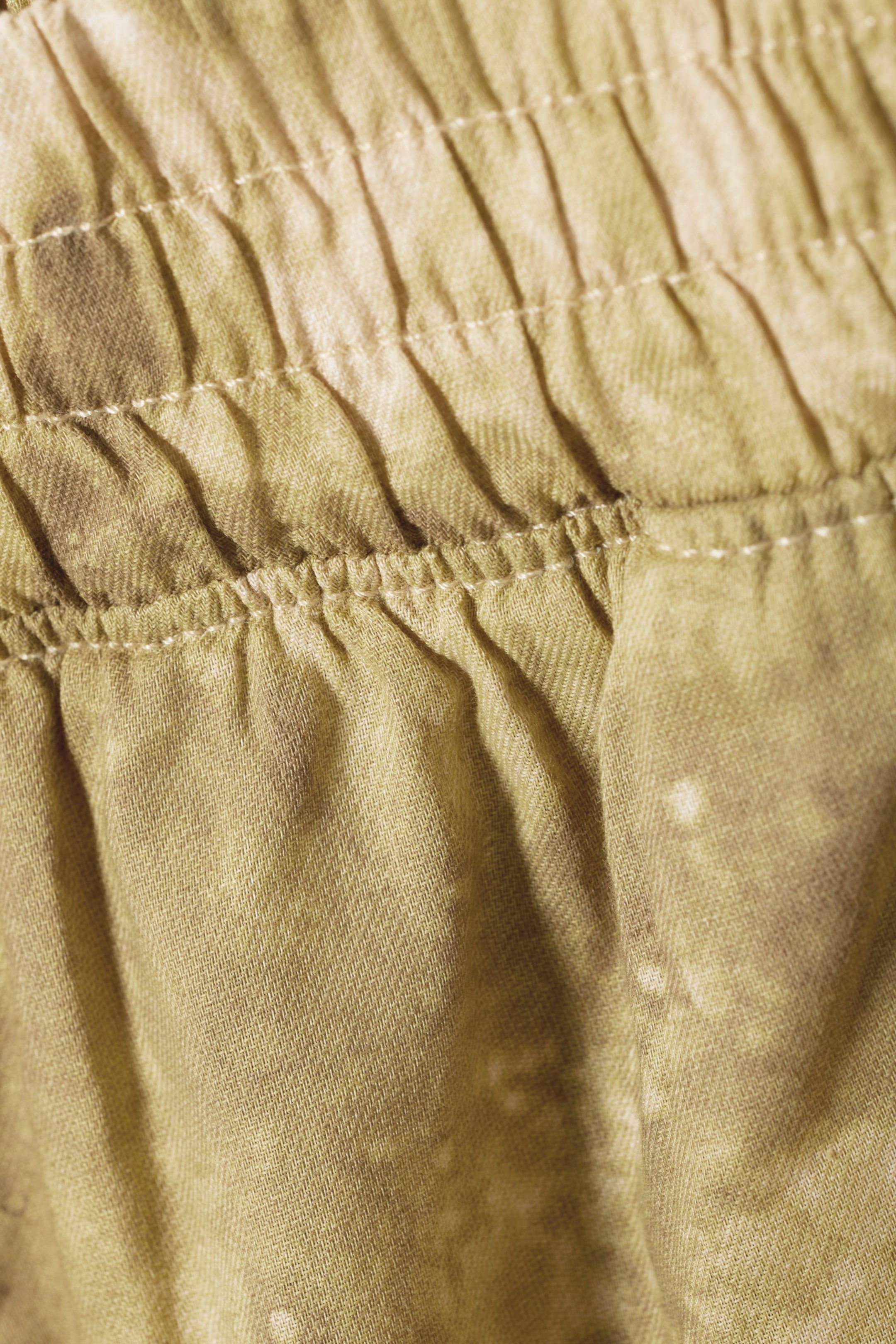 Beige bleach dye - Julian Printed Shorts - 1