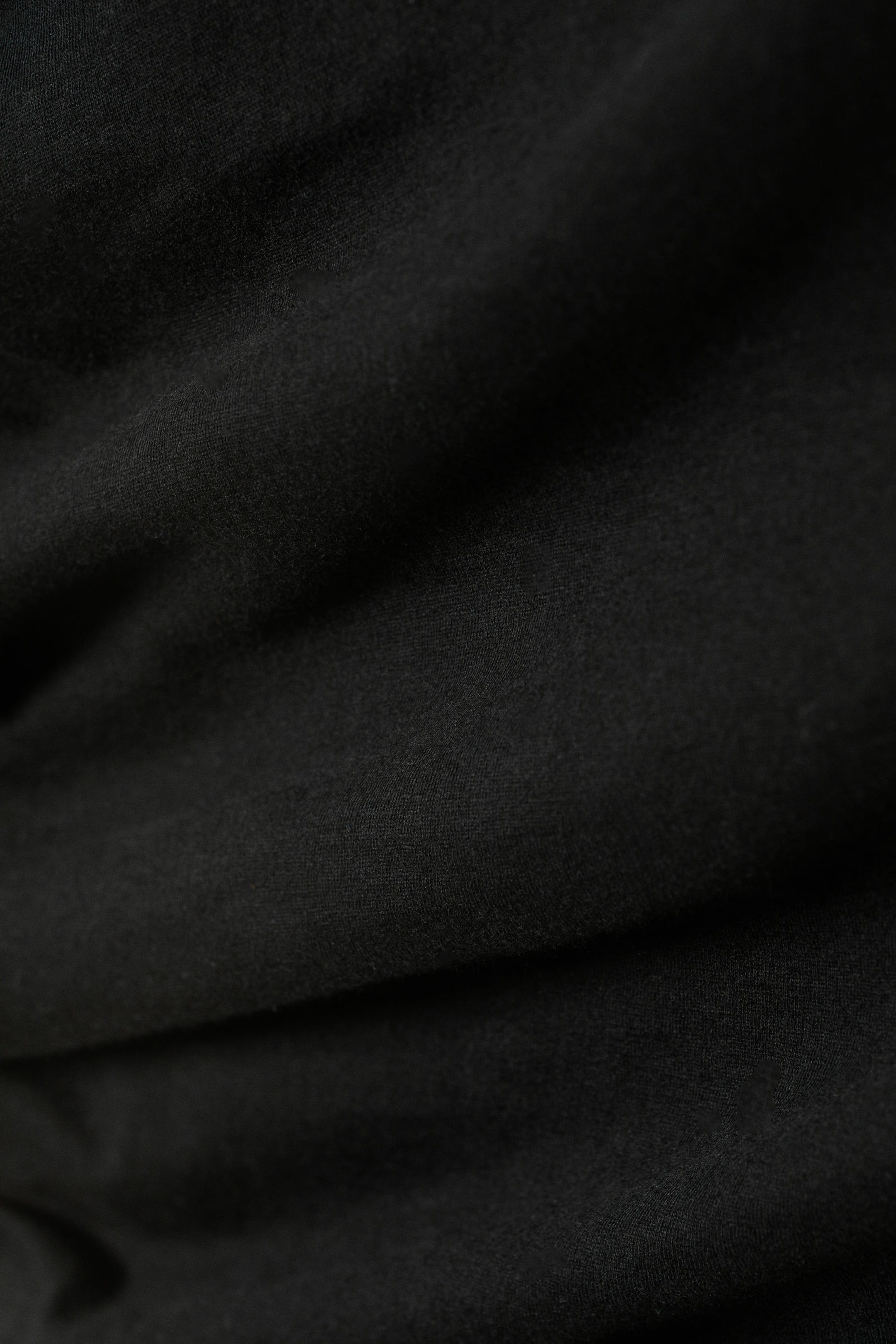 Black - Asymmetric One Shoulder Top - 1