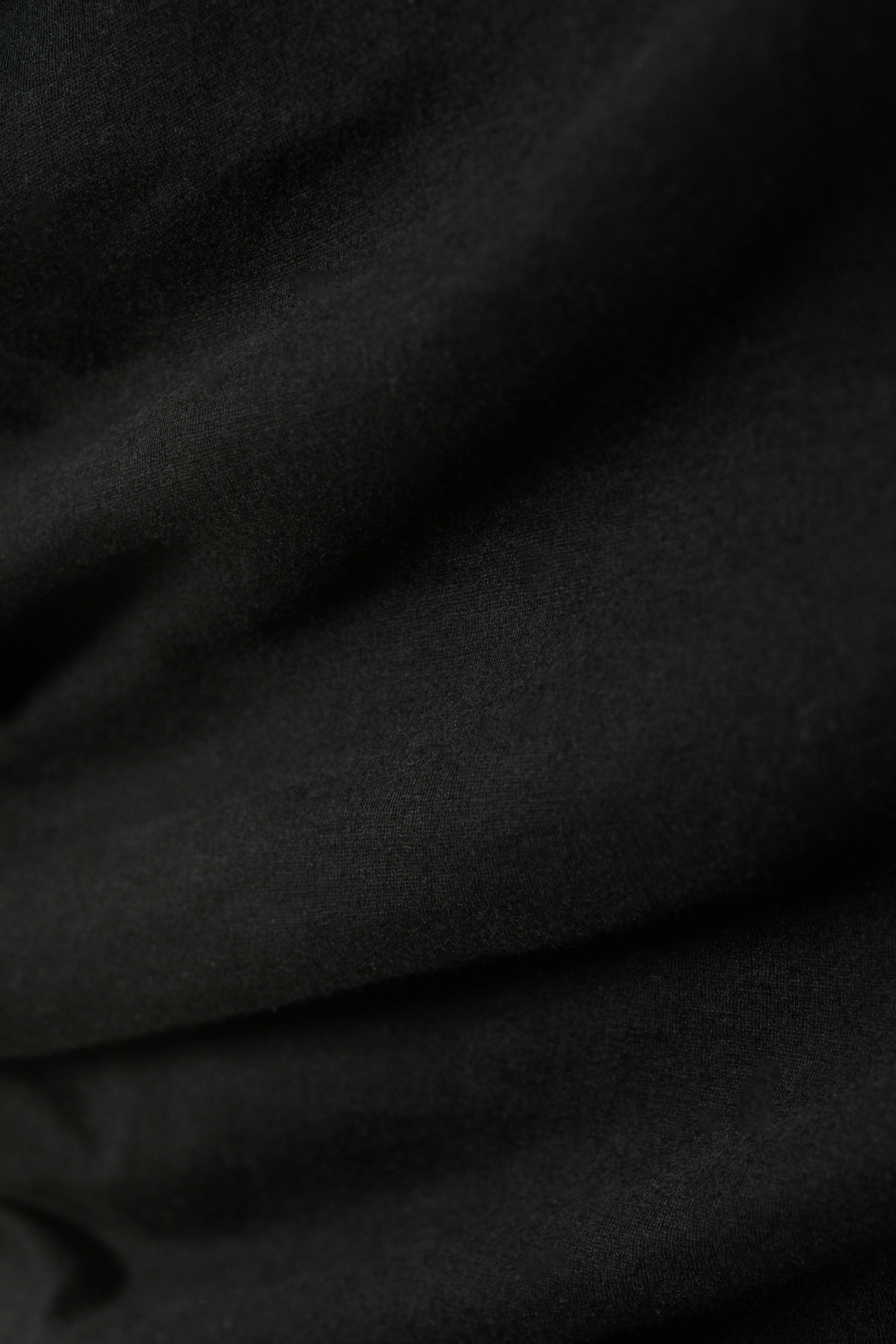 Svart - Asymmetrisk One-Shoulder-topp - 1