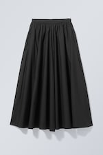 Black - Extend Long Skirt - 0