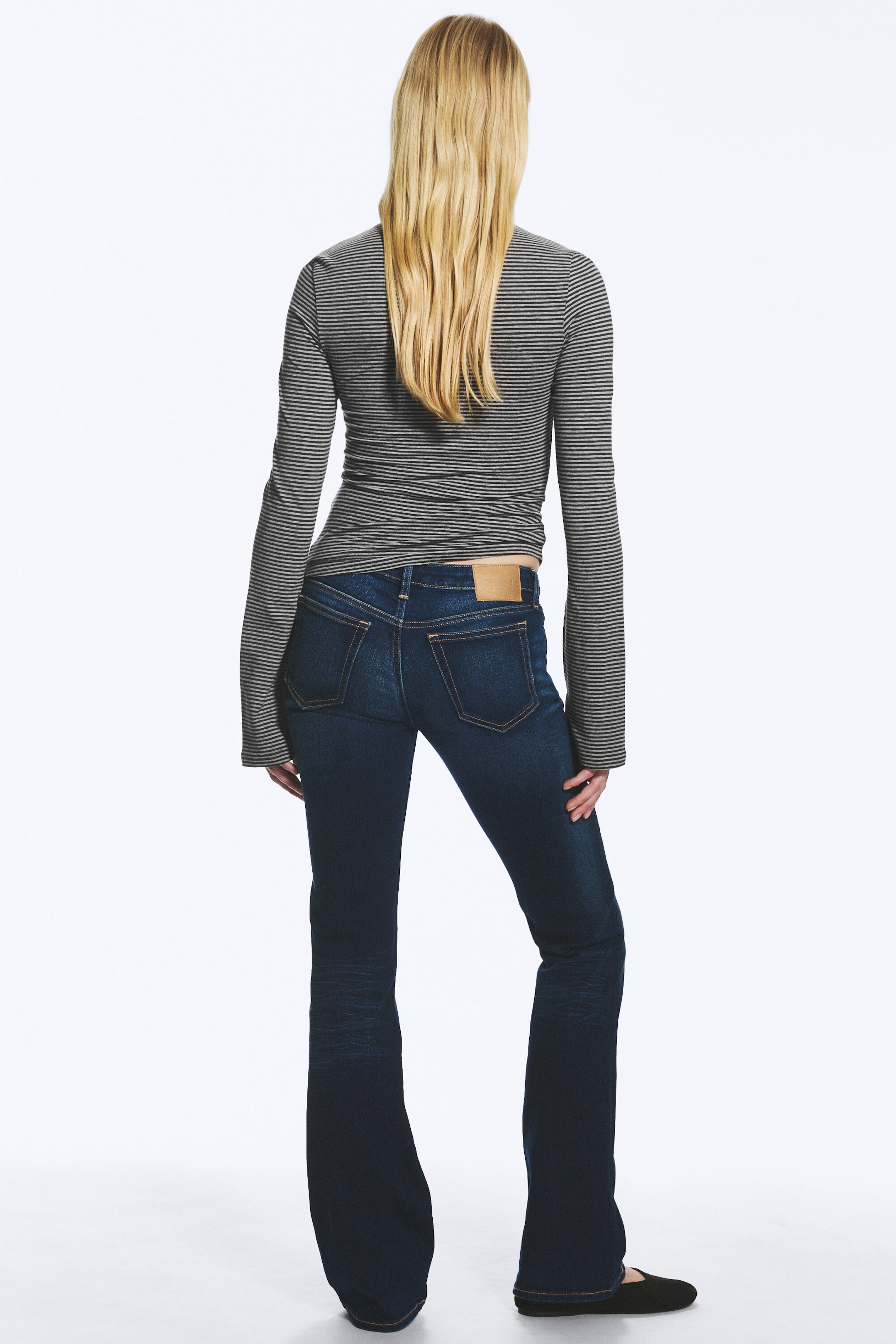 Storm Blue - Dunkelblau - Luna Low Waist Skinny Bootcut Jeans - 3