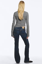 Storm Blue - Dunkelblau - Luna Low Waist Skinny Bootcut Jeans - 3