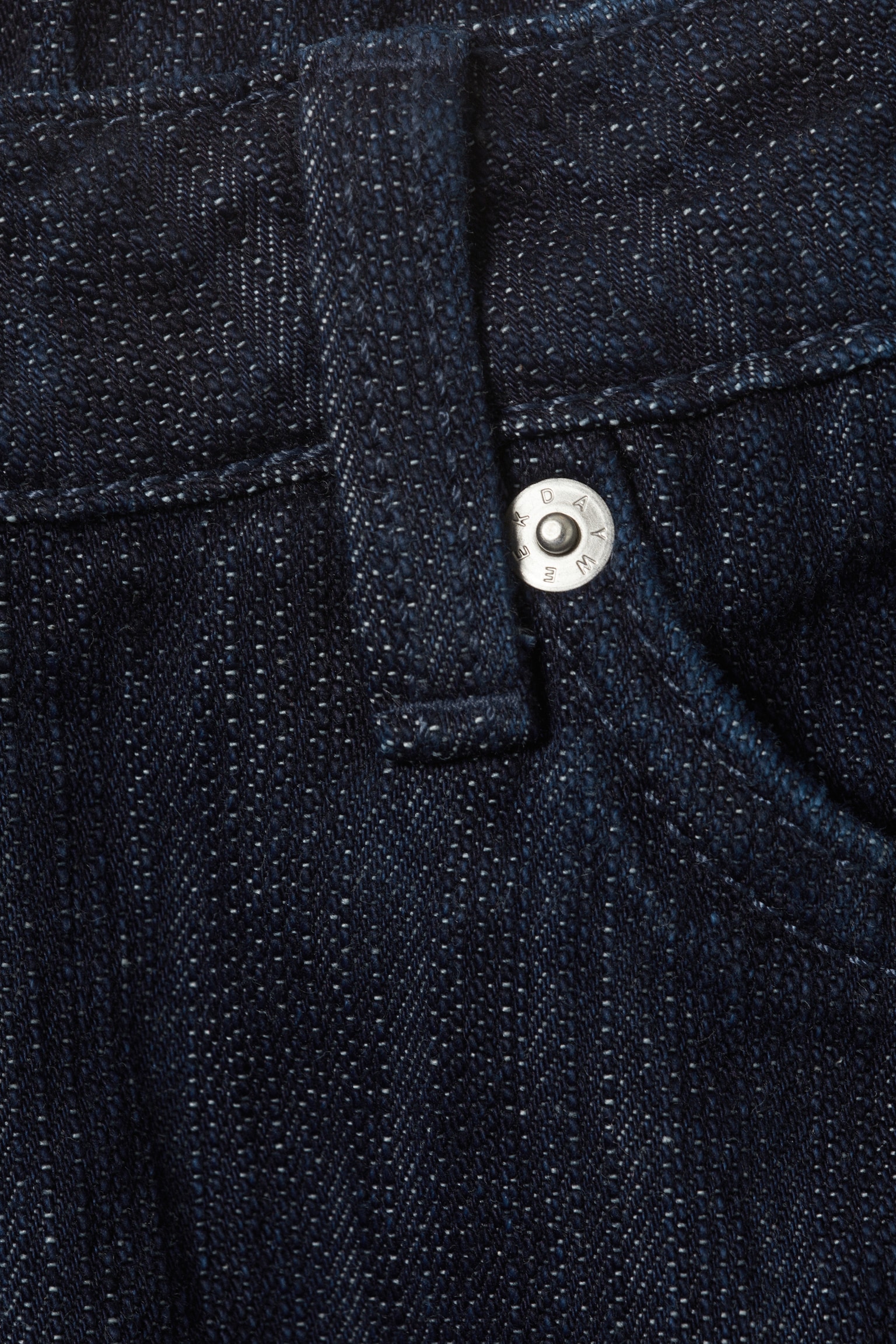 Jean ample à taille mi-haute - Bleu foncé - 7