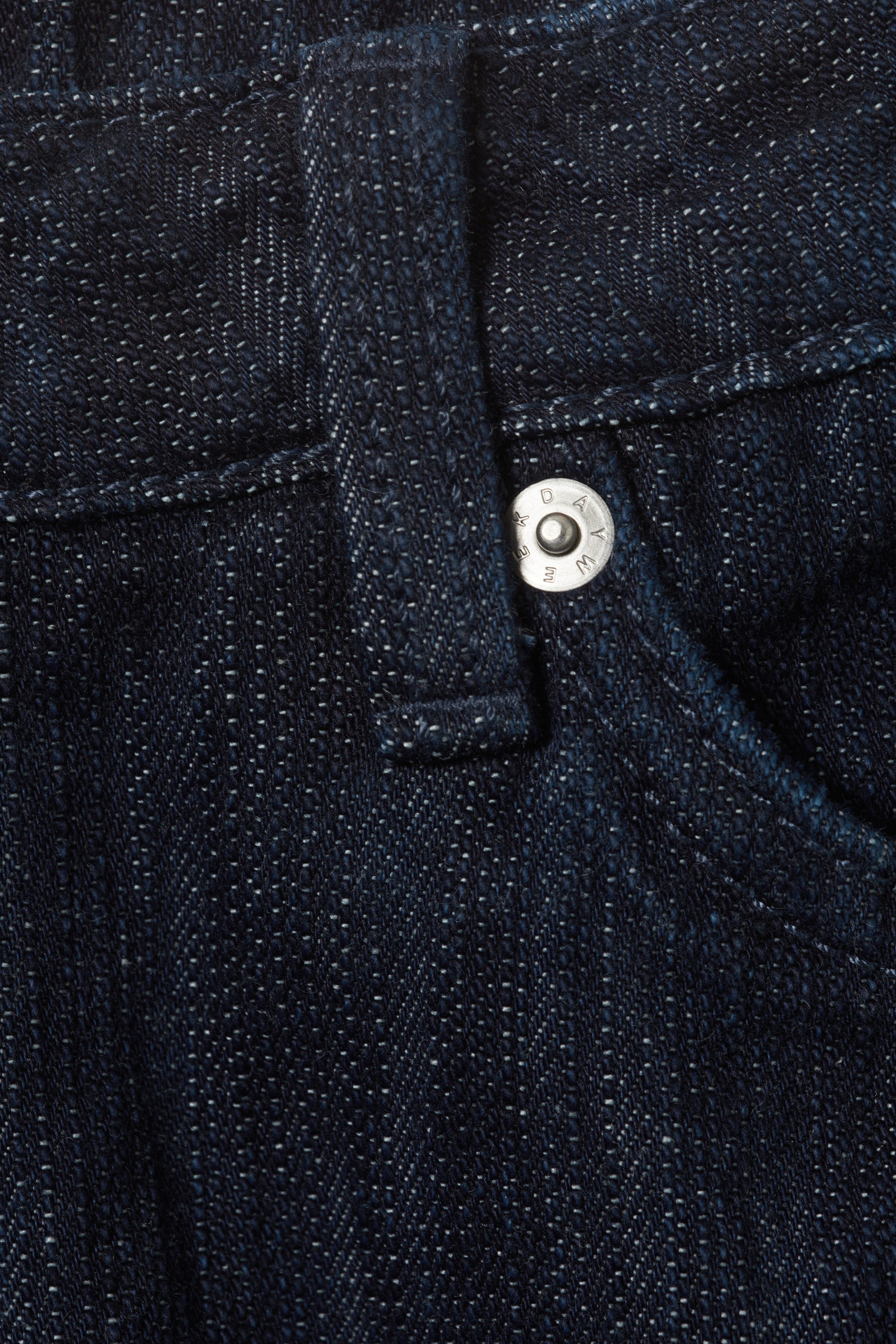 Blue Rinse - Mörkblå - Ample Low Waist Loose Wide Leg Jeans - 6