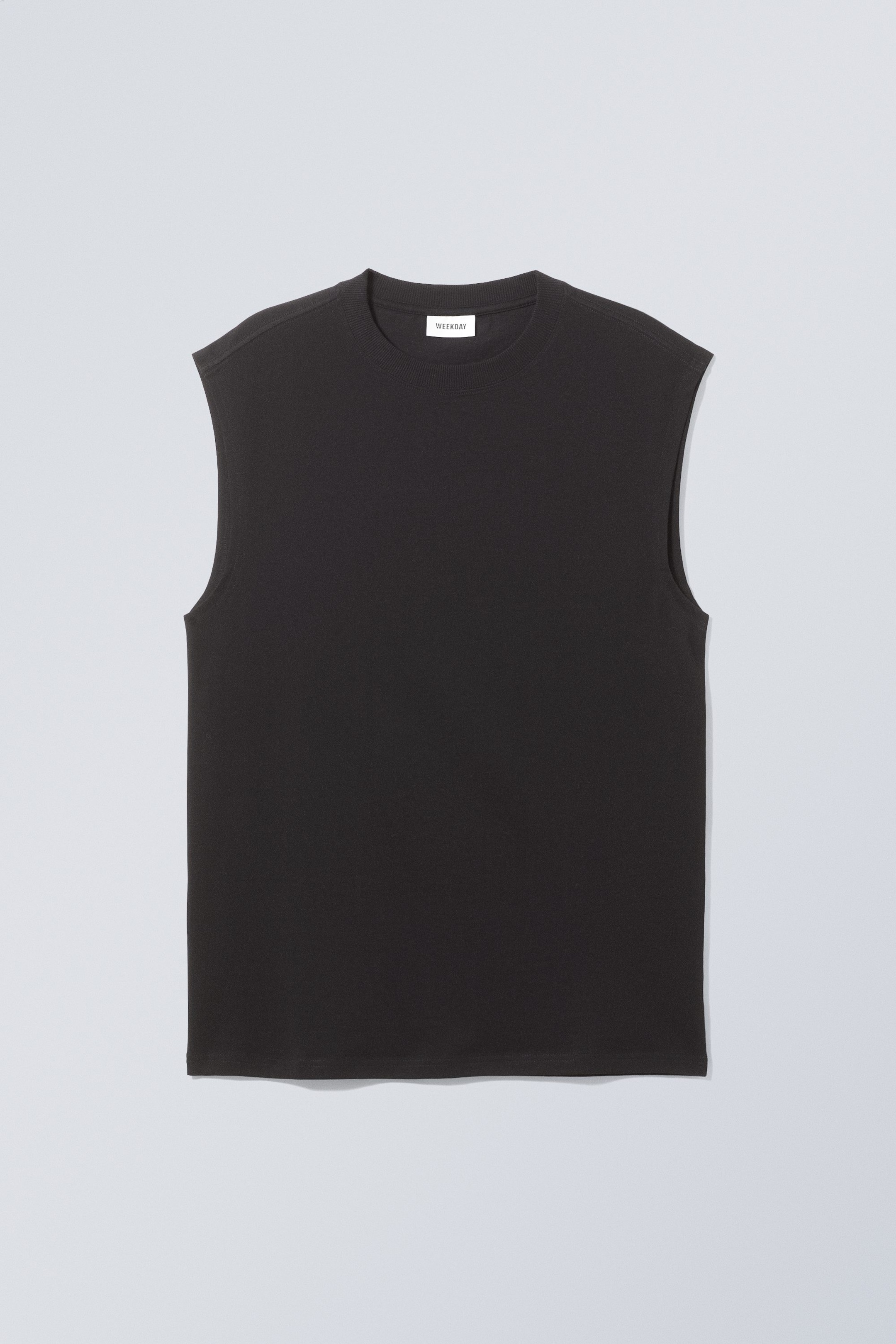 Schwarz - Oversized-Trägershirt Ben - 0
