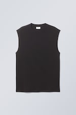 Schwarz - Oversized-Trägershirt Ben - 0