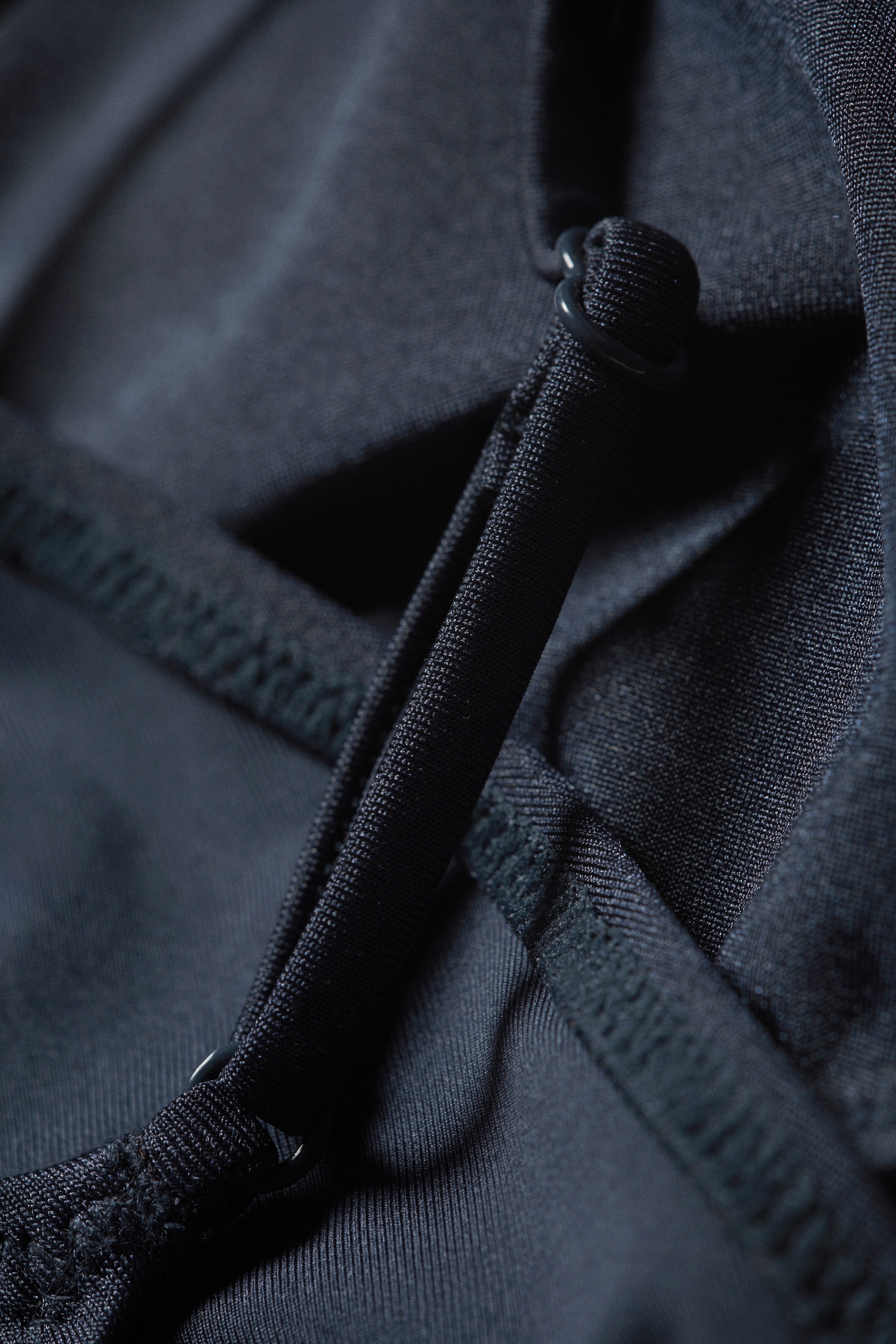 Dark Blue Shimmer - Racerback Triangle Bikini Top - 5