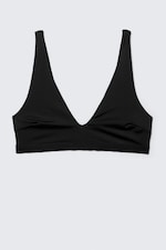 Svart - Plunge pull-on bikinitopp - 3