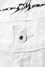 White - CM x LB Dunno White Unisex Carpenter Jorts - 1