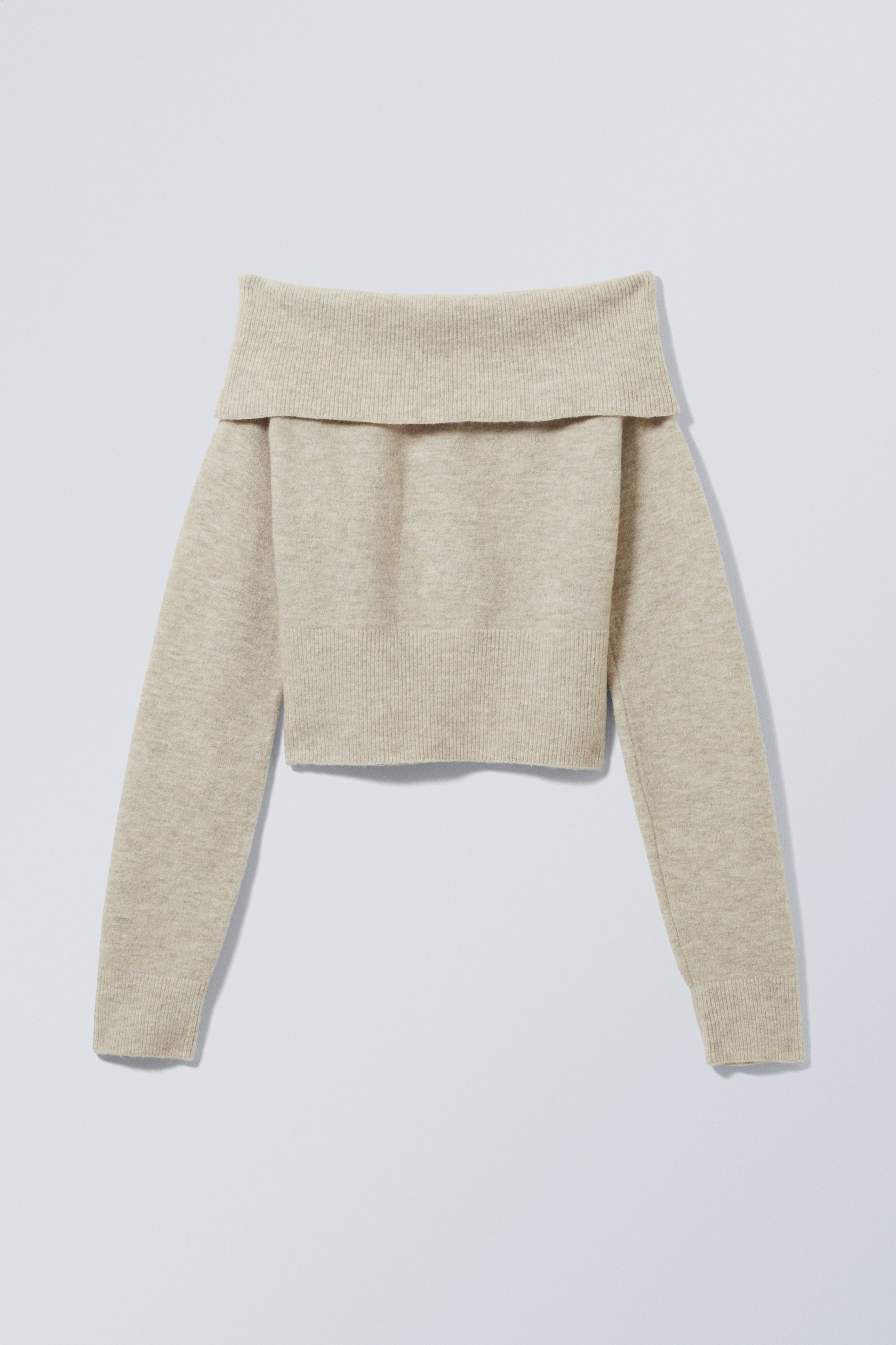 Ecru - Lolo Off Shoulder Sweater - 0