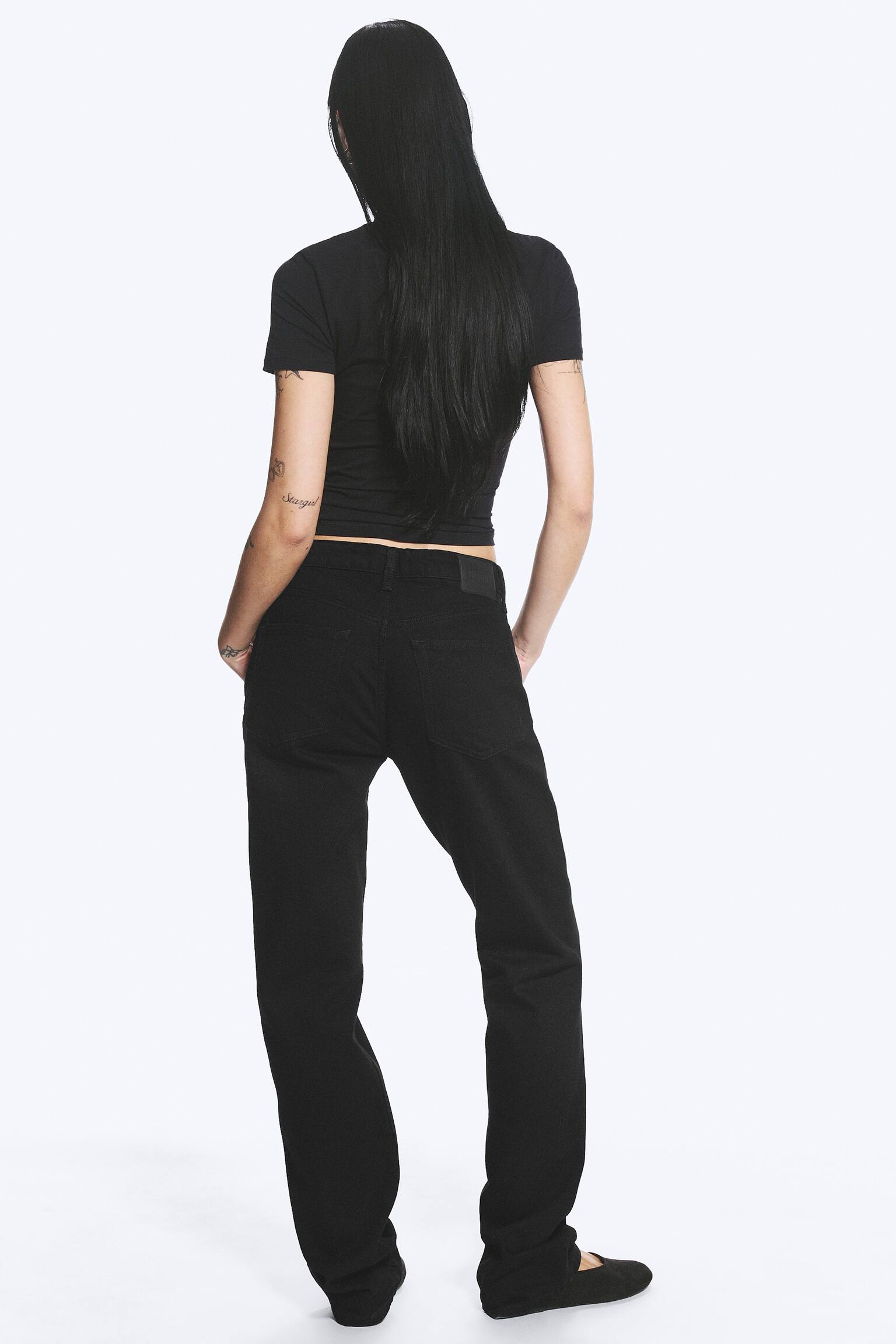 Jeans Laika a vita media straight leg regular - Lavaggio nero – Nero/Eighteen Blue - Medium Blue/Radio Blue - Blu medio/Dream Blue - Azzurro - 7