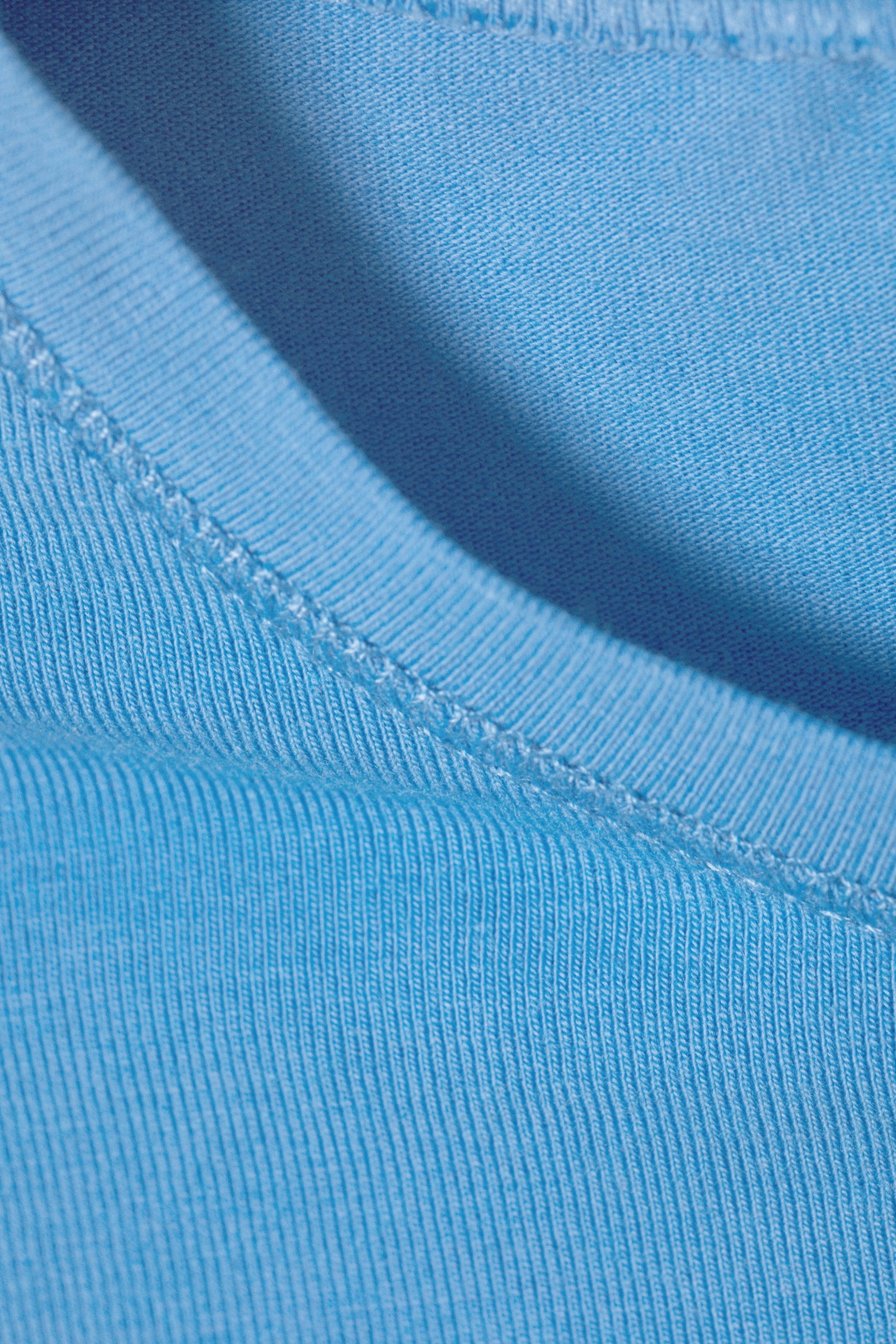 Bleu vif - T-Shirt slim - 3