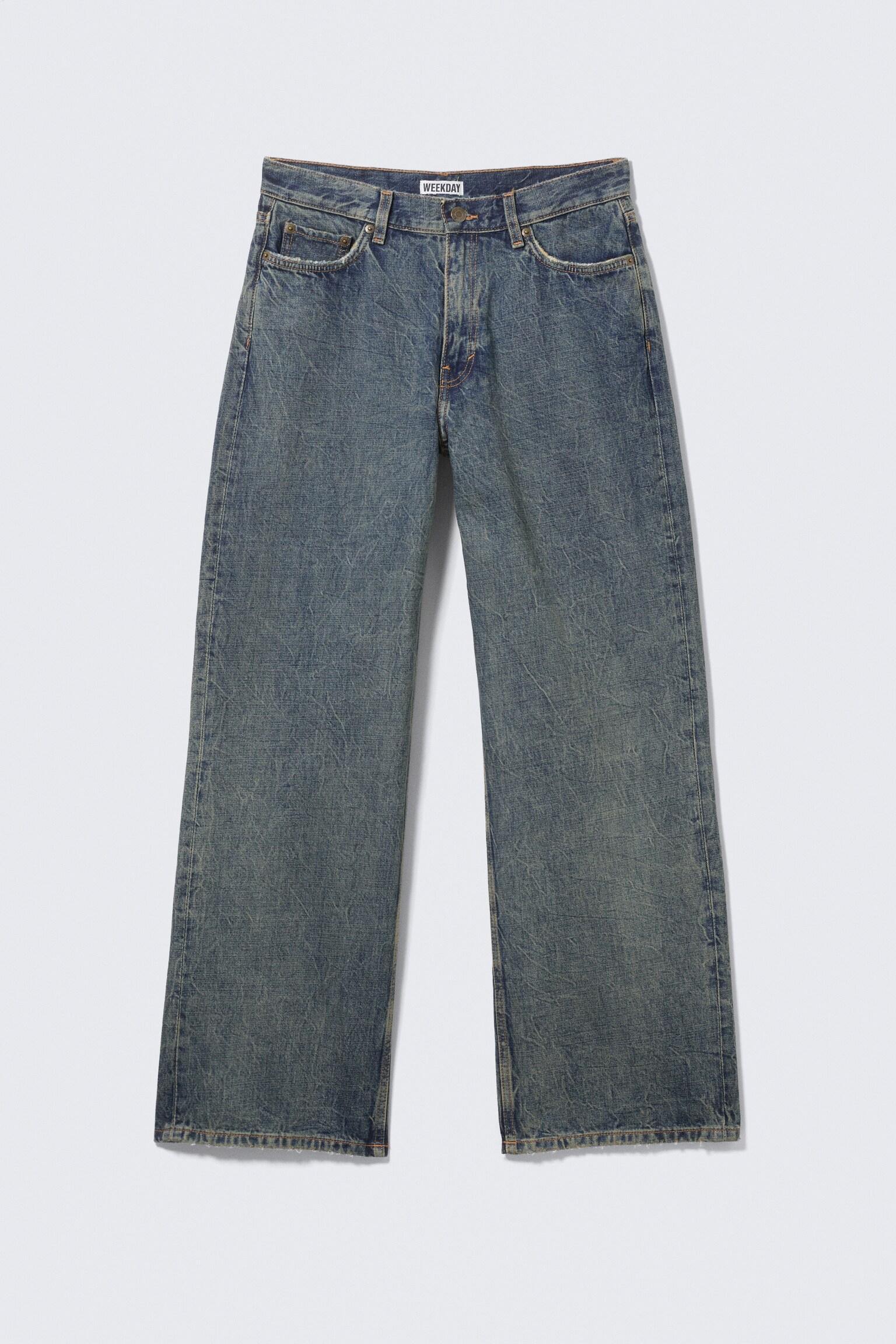 Jean jambe large taille basse Dynasty - Bleu Tuscon - Bleu moyen - 1