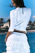 White - Energy - Wide Oversized Printed T-shirt - 2