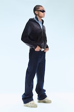 Blue Rinse - Dark Blue - Boo Bootleg Low Rise Regular Bootcut Jeans - 1