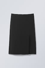 Black - Embrace Cupro Skirt - 0