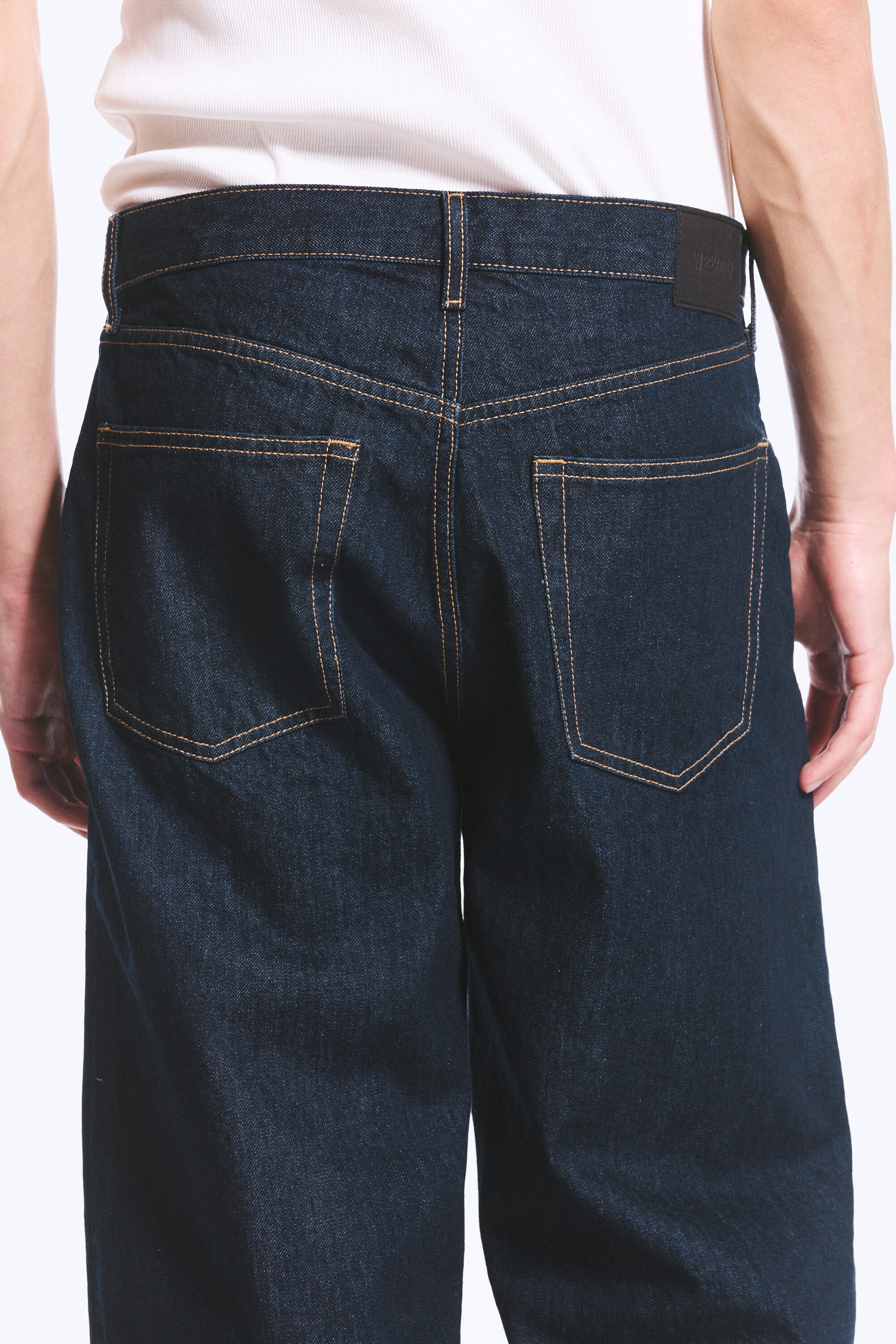 Blue Rinse - Dunkelblau - Solar Loose Wide Leg Unisex Jeans - 3