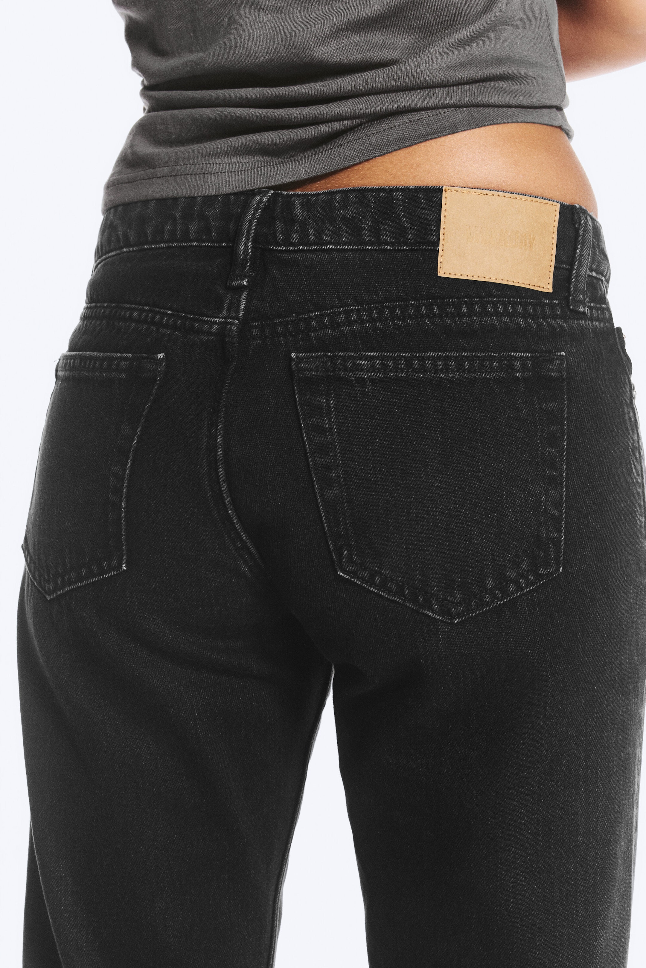 Tuned Black – Noir - Jean droit standard taille basse Arrow - 4