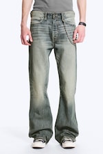 Hazy Blue - Bleu moyen - Jean bootcut regular taille basse Boo Bootleg - 2
