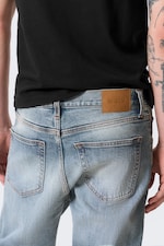 Blue Horses - Medium Blue - Orion Mid Rise Slim Fit Straight Leg Jeans - 3