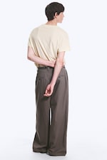 Mörk Mullvad - OTIS BAGGY CHINOS I BOMULLSTWILL MED VECK - 3