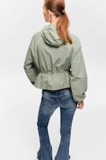 Dusty Khaki Green - Windbreaker Nylon Jacket - 3