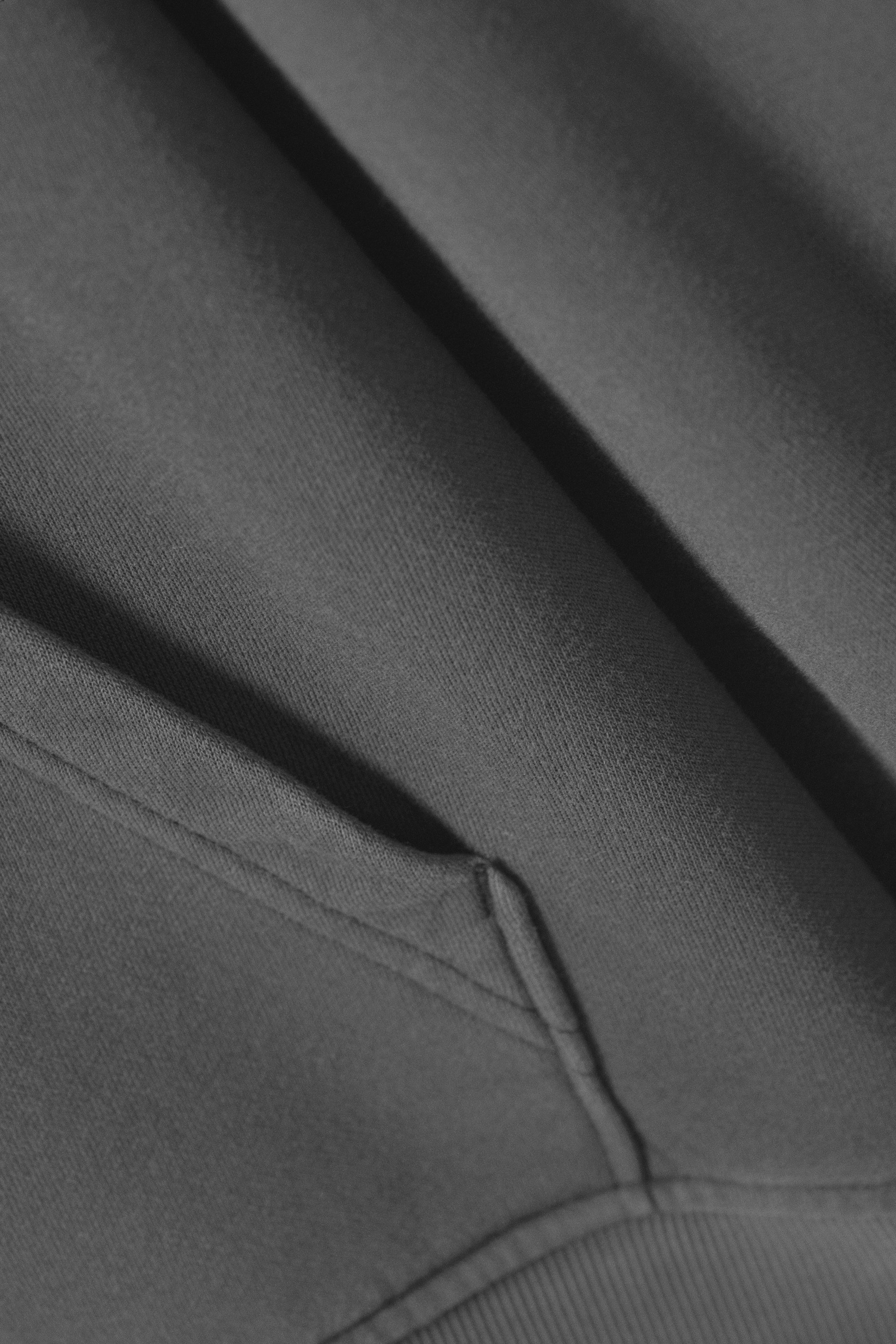Washed Grey - Essence Washed Oversized Hoodie - 2