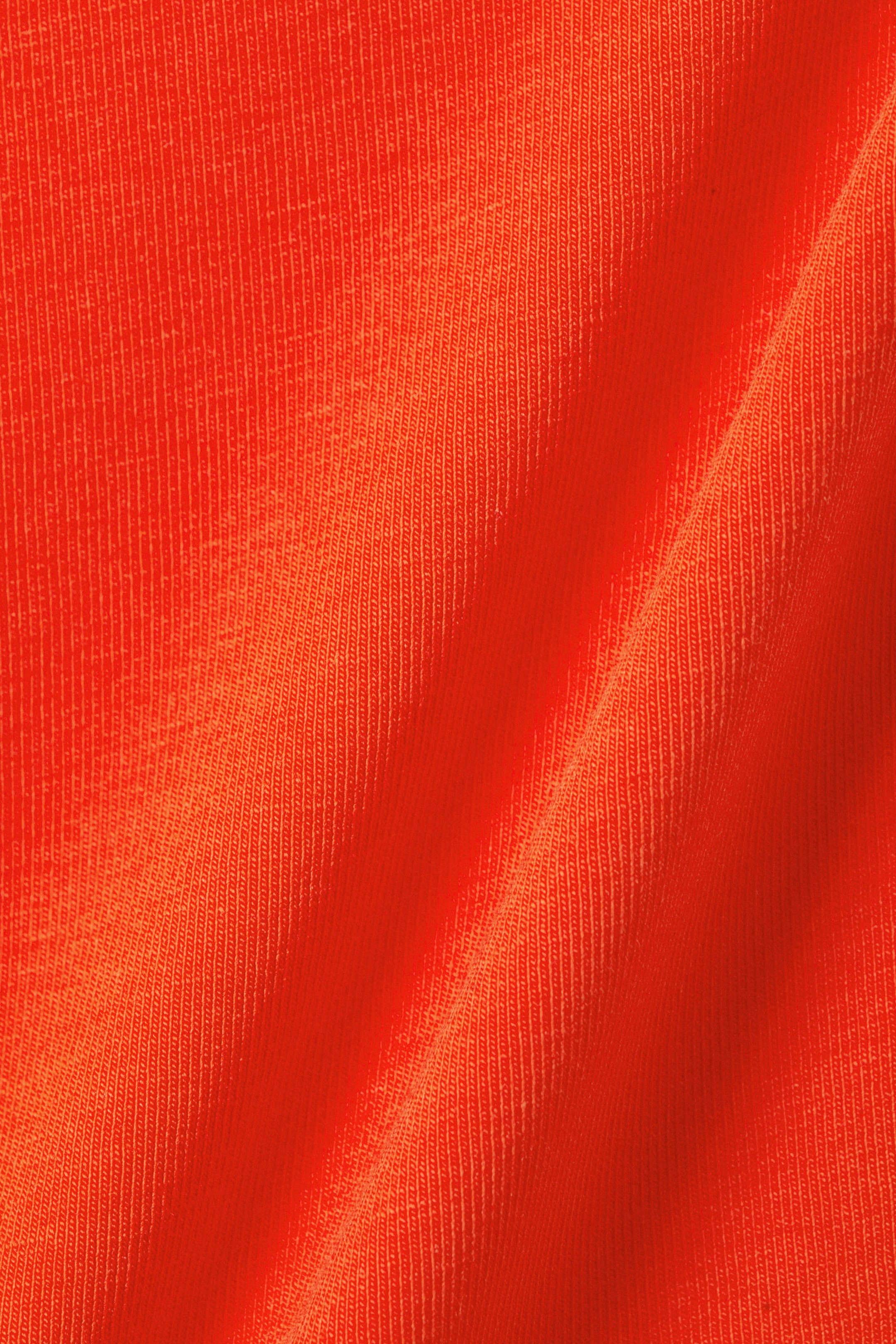 Bright Orange - Slim Fit Halterneck Strap Top - 5