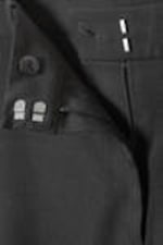Dark Grey Melange - Low Rise Straight Leg Suiting Trousers - 1