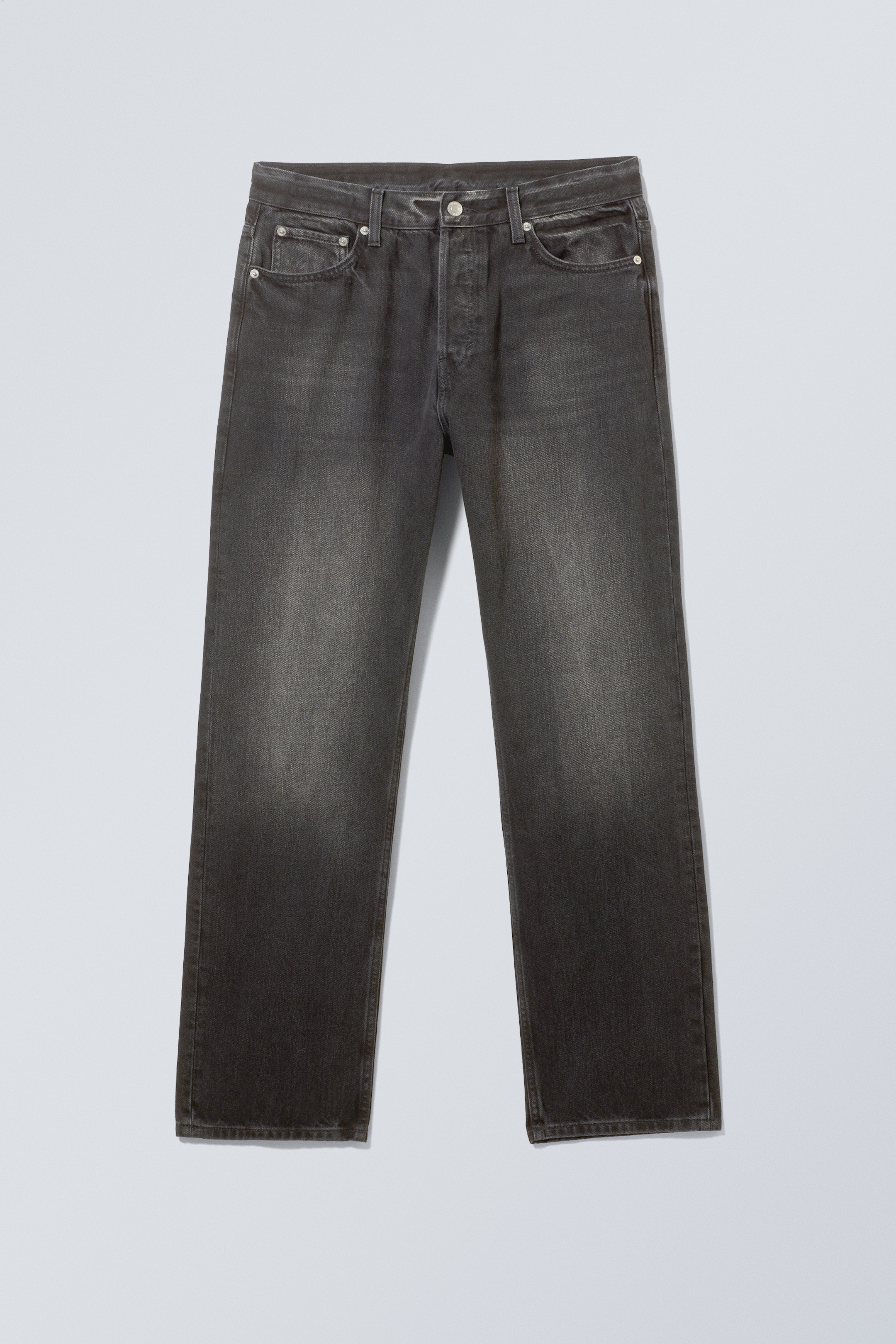 Grotere afbeelding bekijken: Space Relaxed Straight Leg Jeans - Obsidian Black - Black - HEREN | H&M BE 6