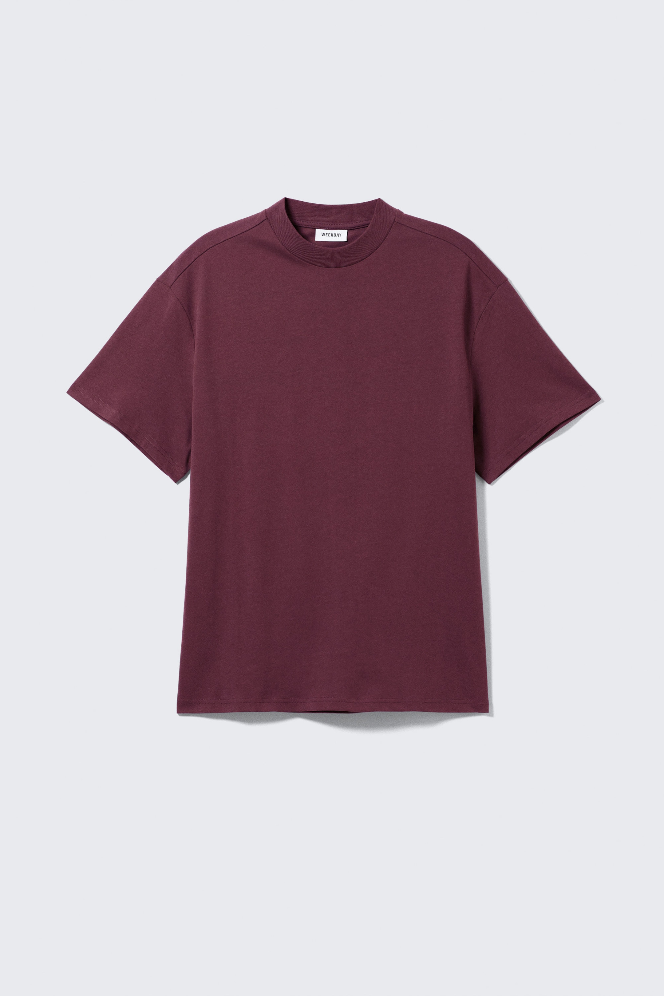 Mörk Rosa - Great Oversized Kraftig T-shirt - 1