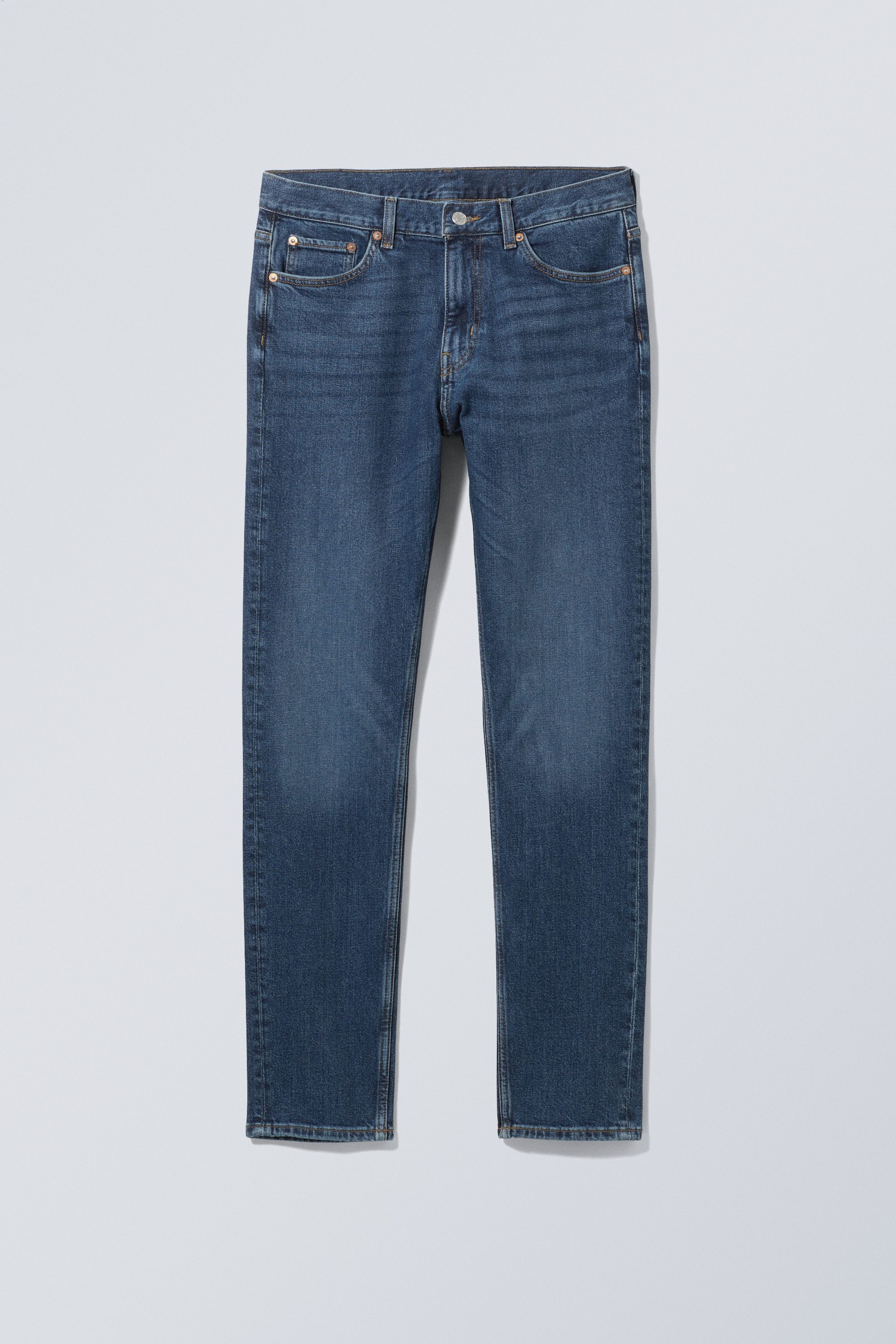 Ocean blue - Easy Regular Straight Jeans - 0