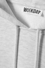 Ljusgrå - Tung Ledig Hoodie - 6