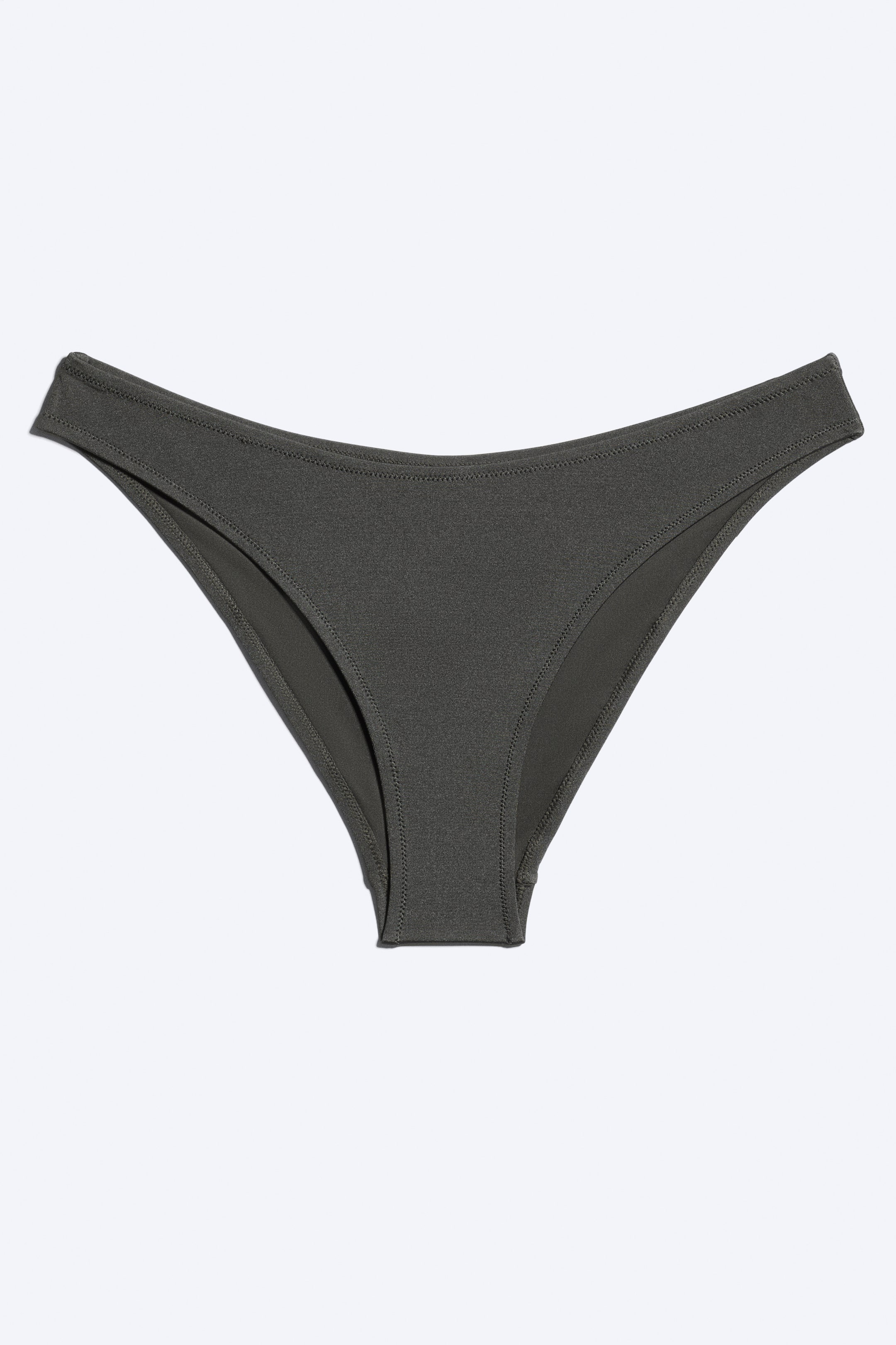 Vezi imaginea mai mare: Scoop Bikini Bottoms - Gri Închis - Sclipire - FEMEI | H&M RO 1