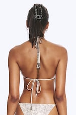 Dusty Light Mole - Creature Triangle Bikini Top - 1