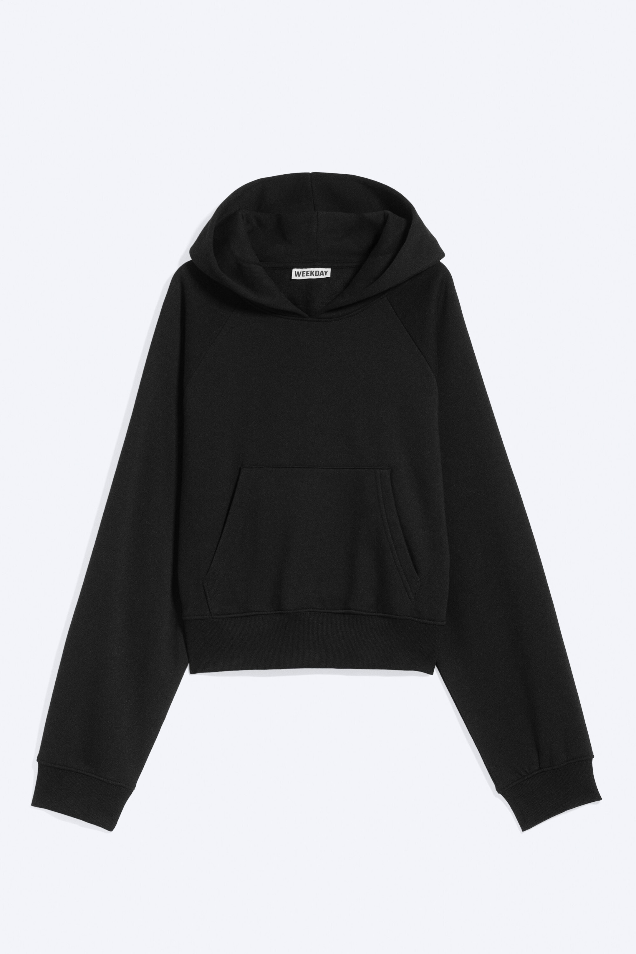 Black - Regular fit raglan hoodie - 0