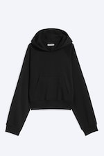Black - Regular fit raglan hoodie - 0