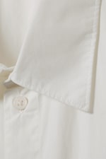 White - Cropped Short Sleeve Shirt - 1