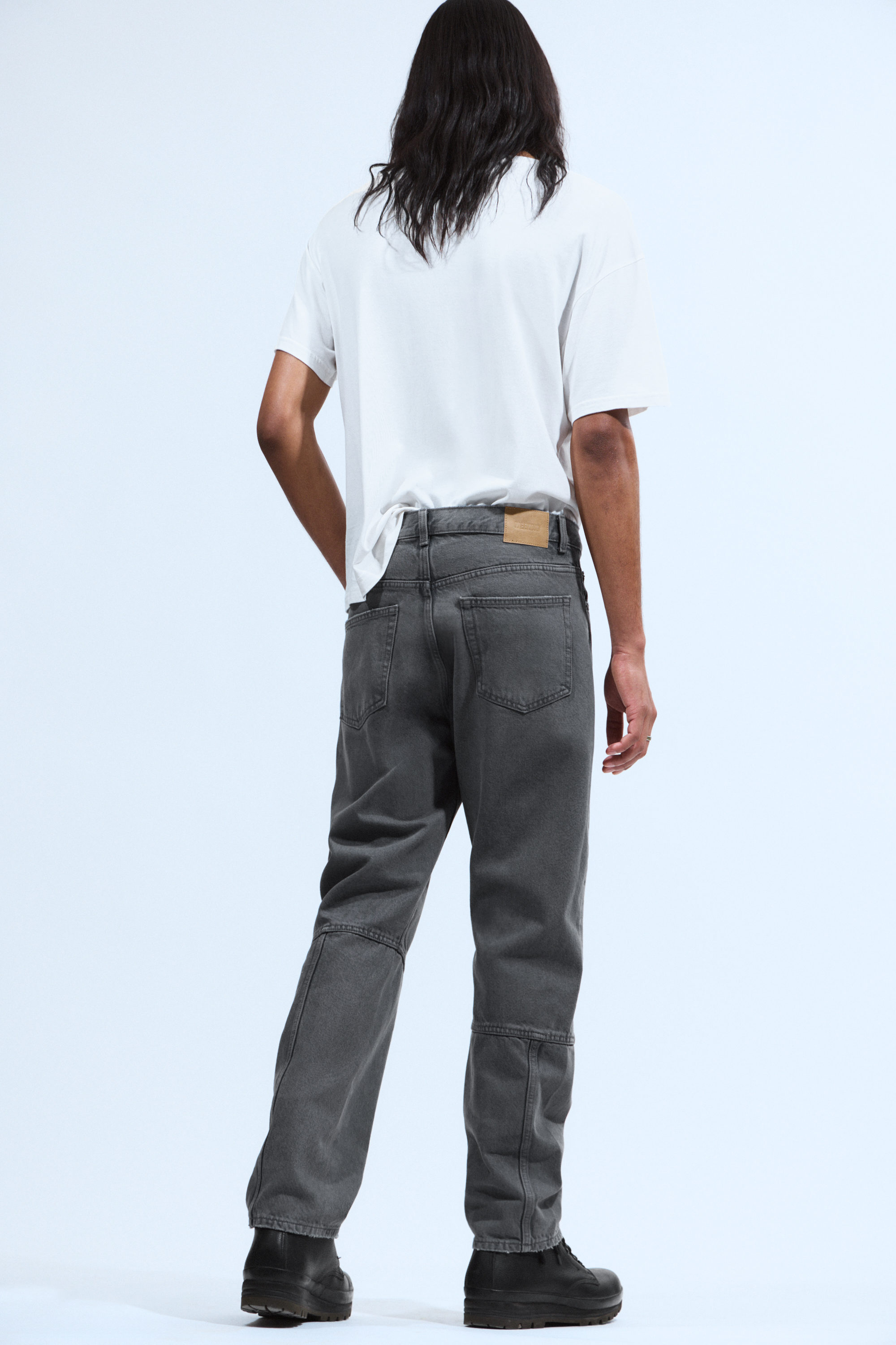 Volcano Blue - Mittelblau - Space Relaxed Straight Leg Jeans - 2