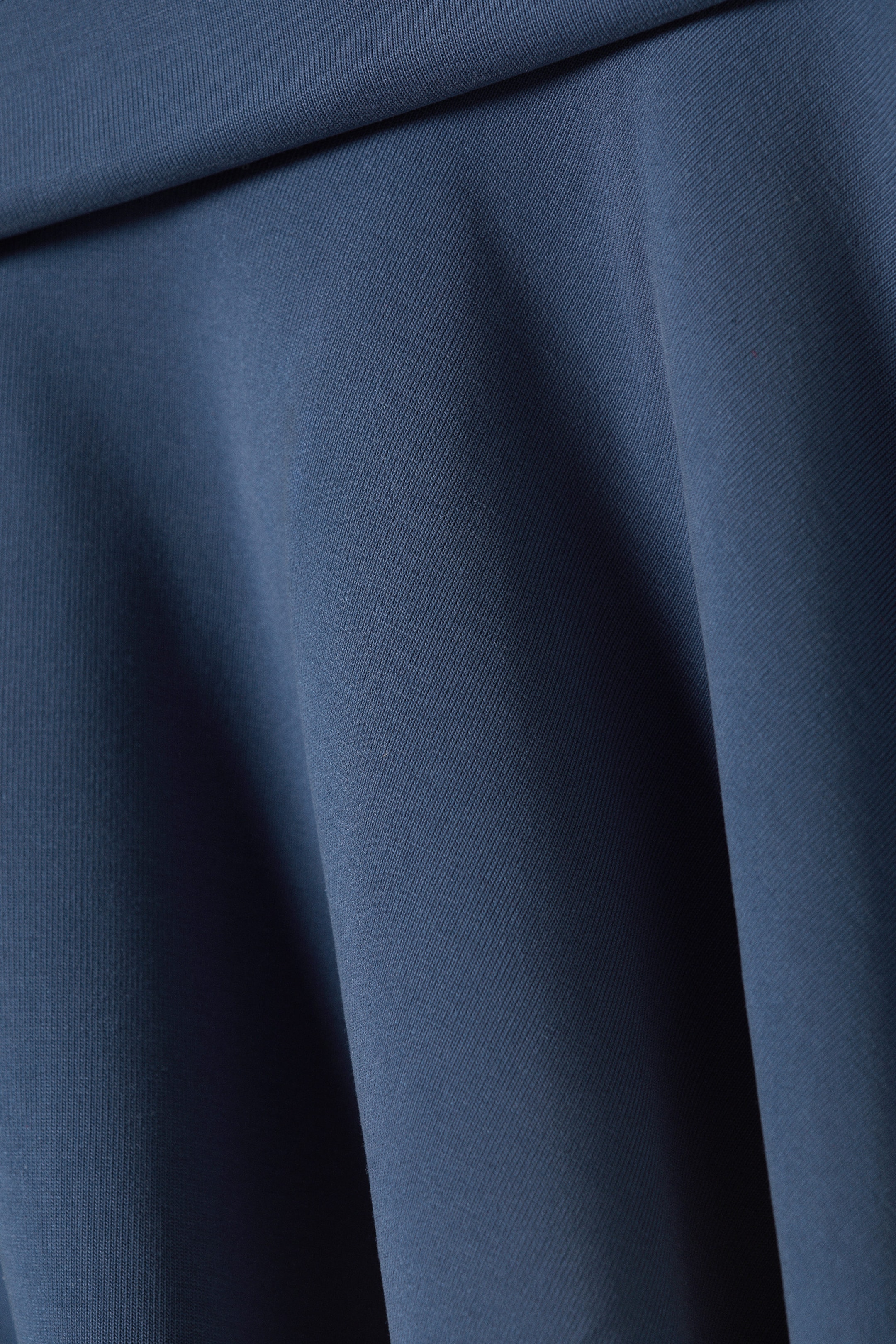 Dark Blue - Flared Mid-Rise Mini Skirt - 2