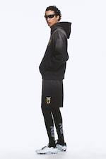 Dark Black - TOFFS Loose Fit Football Hoodie - 3