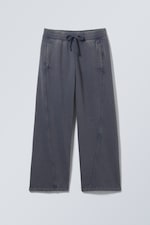 Donkerblauw met wassing - Losvallende Astro joggingbroek - 0