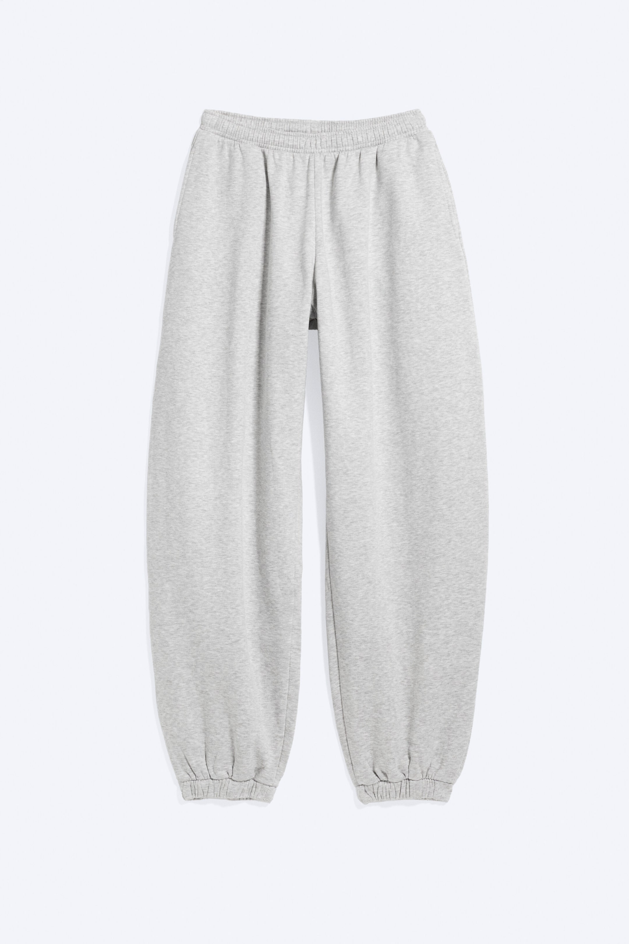 Ljus Gråmelerad - Standard sweatpants - 3