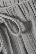 Dusty Grey - Motion Low Rise Cotton Trousers - 1