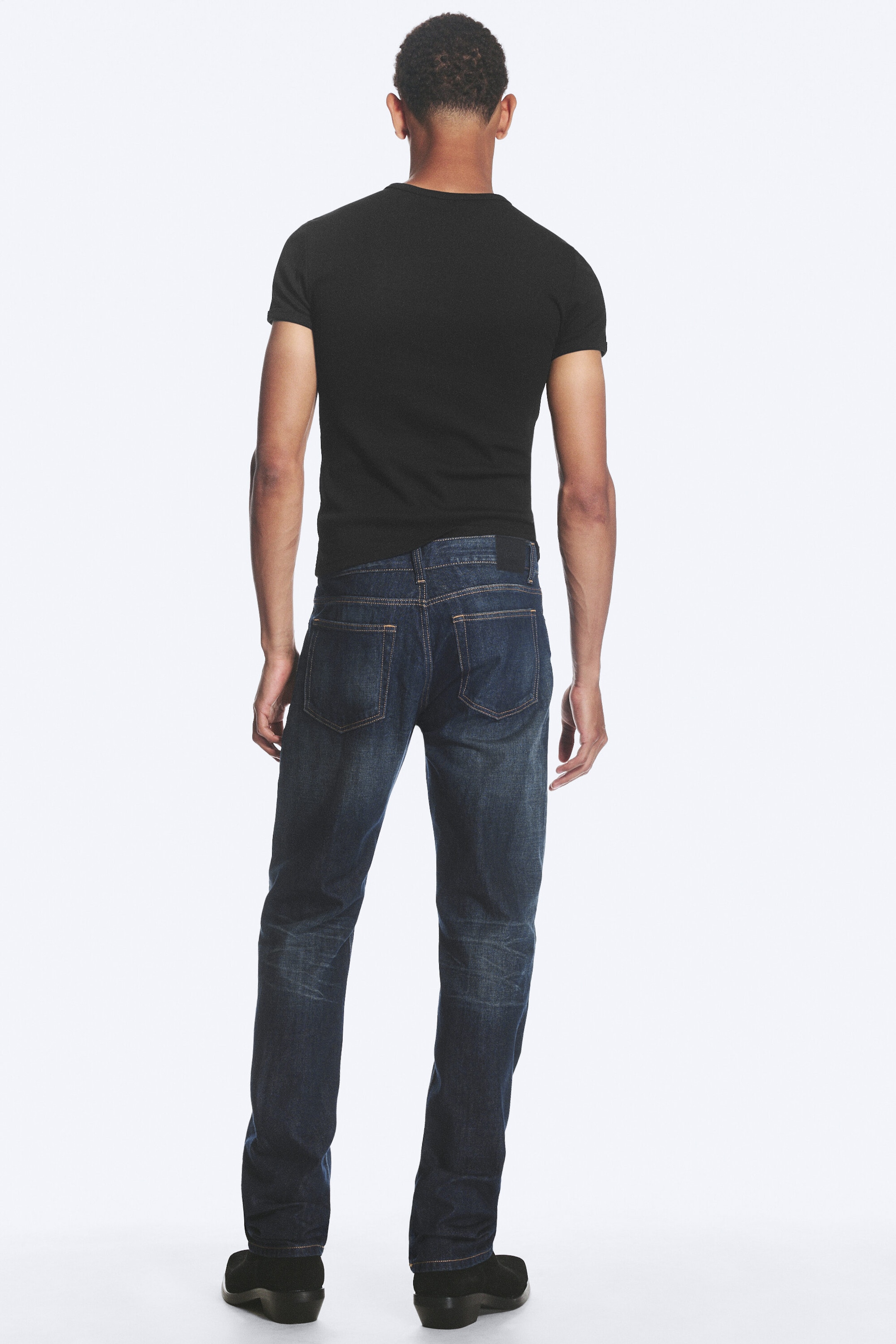 Bounty Blue - Dunkelblau - Comet Low Waist Slim Fit Straight Jeans - 4
