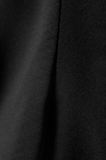 Black - Peplum Boat-Neck Top - 1